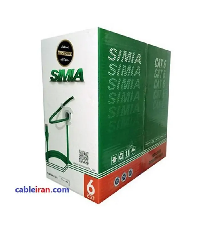 كابل شبكه CAT6 UTP سيميا تست فلوك پرمننت كابل شبكه CAT6 UTP سيميا تست فلوك پرمننت