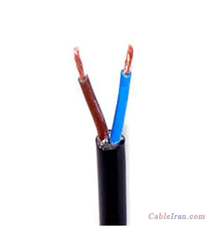 كابل برق افشان مس رسا 2*0.75 كابل برق افشان مس رسا 2*0.75
