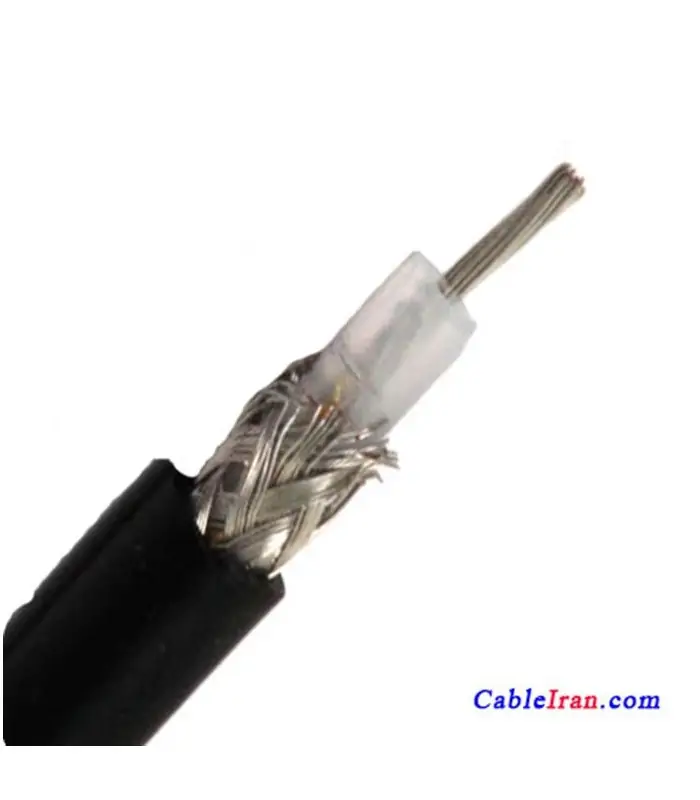 كابل كواكسيال RG58 رسانا اراك TC/TC تمام مس قلع اندود كابل كواكسيال RG58 رسانا اراك TC/TC تمام مس قلع اندود
